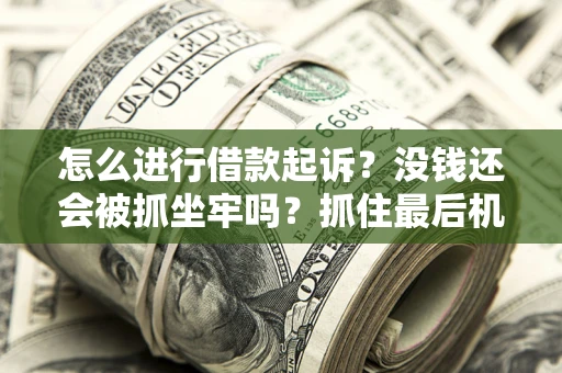 济南怎么进行借款起诉？没钱还会被抓坐牢吗？抓住最后机会！