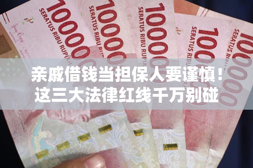 济南亲戚借钱当担保人要谨慎！这三大法律红线千万别碰