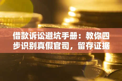 济南借款诉讼避坑手册：教你四步识别真假官司，留存证据不踩雷