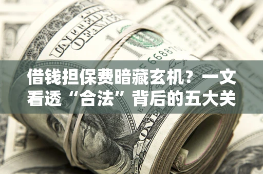 济南借钱担保费暗藏玄机？一文看透“合法”背后的五大关键陷阱